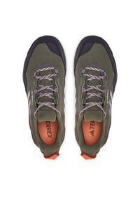Adidas - adidas Trekkingi Terrex AX4 GORE-TEX IG6581 Zielony. Kolor: zielony. Materiał: mesh, materiał #4