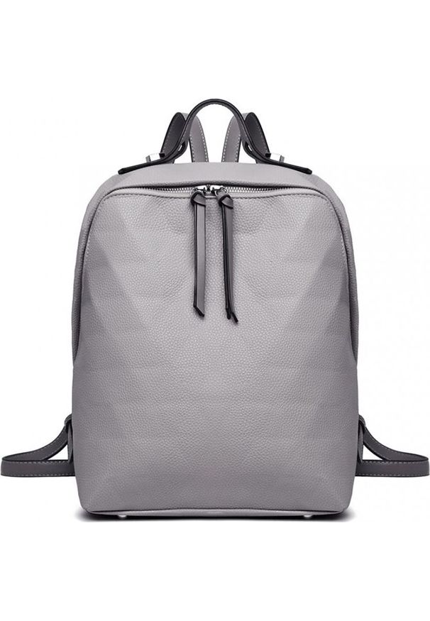 BAGINC Damski plecak elegancki miejski szary FREJA. Kolor: szary. Styl: elegancki