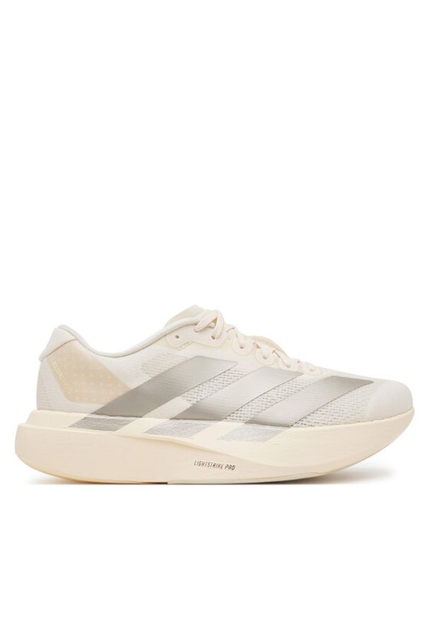 Adidas - adidas Buty do biegania Adizero Evo Sl JR5841 Beżowy. Kolor: beżowy. Materiał: materiał