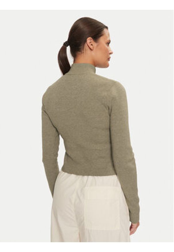 Dickies Sweter Helena DK0A864O Zielony Slim Fit. Kolor: zielony. Materiał: bawełna
