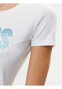 Guess T-Shirt W5GI14 J1314 Biały Regular Fit. Kolor: biały. Materiał: bawełna #4
