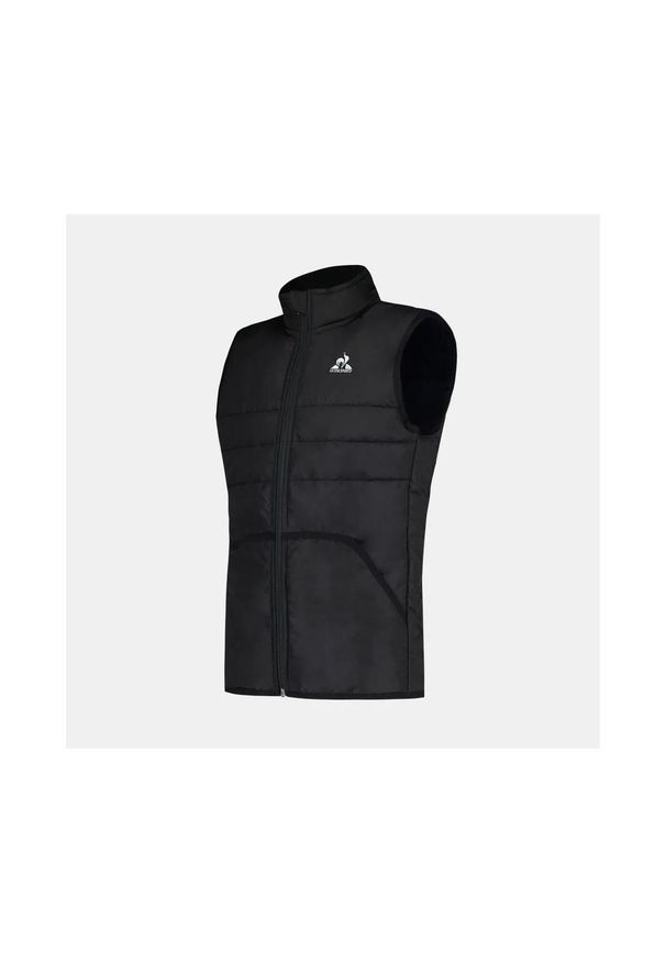 Kurtka dziecięca bez rękawów Le Coq Sportif Essentiels Extra N°1. Kolor: czarny. Materiał: puch. Długość rękawa: bez rękawów. Styl: młodzieżowy, sportowy