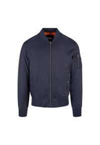 Urban Classics - Kurtka Bomberka Męska Basic. Kolor: niebieski