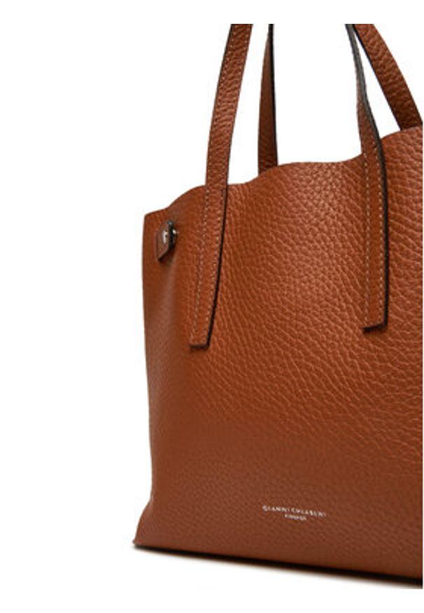 Gianni Chiarini Torebka Altea BS 11646 RNGDBL Brązowy. Kolor: brązowy. Materiał: skórzane