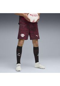 Puma - Męskie szorty RB Leipzig 25/26 PUMA Black Fast Red. Kolor: czerwony, wielokolorowy, czarny. Materiał: tkanina. Sport: fitness, piłka nożna