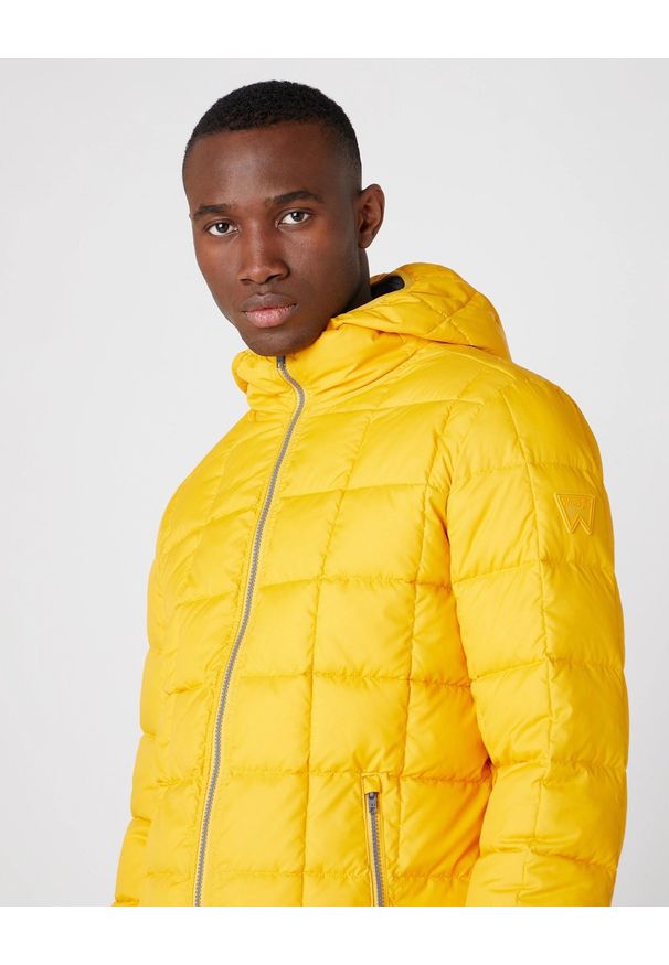 Wrangler - MĘSKA KURTKA PRZEJŚCIOWA WRANGLER THE PUFFER GOLDEN ROD W4C6WRX1K 112129099
