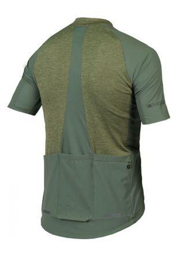 ENDURA - Koszulka rowerowa męska Endura GV500 Reiver S/S. Kolor: zielony. Sport: kolarstwo