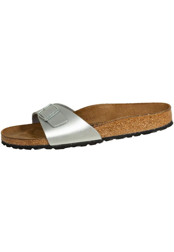Klapki damskie Birkenstock 040413. Kolor: szary. Materiał: syntetyk, materiał