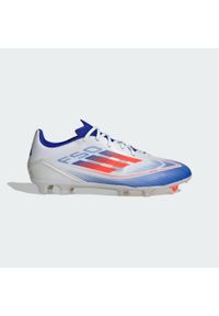Adidas - Buty F50 League FG/MG. Kolor: czerwony, niebieski, wielokolorowy, biały. Materiał: materiał. Sport: piłka nożna