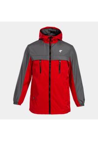 Kurtka anorak przeciwdeszczowa męska Joma Explorer z kapturem polarowa podszewka. Typ kołnierza: kaptur. Kolor: czerwony, wielokolorowy, czarny. Materiał: polar. Sport: turystyka piesza