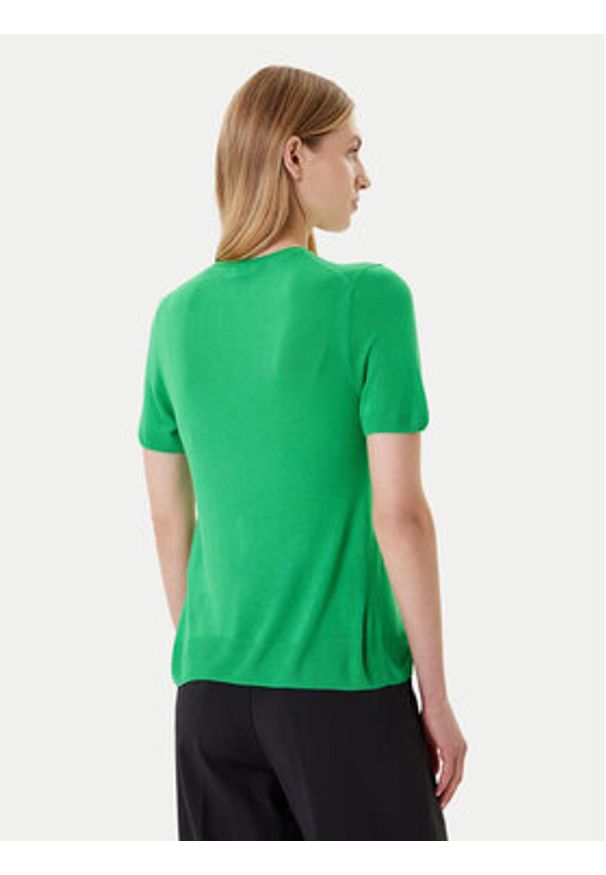 Calvin Klein Sweter LV044A307G Zielony Regular Fit. Kolor: zielony. Materiał: wiskoza