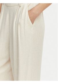 only - ONLY Spodnie materiałowe Lemmia 15370398 Beżowy Regular Fit. Kolor: beżowy. Materiał: wiskoza #5