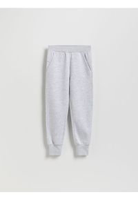 Reserved - Spodnie dresowe - jasnoszary. Kolor: szary. Materiał: dresówka #1