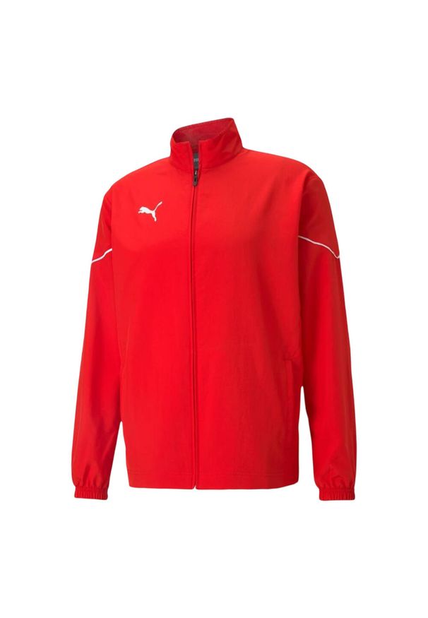 Puma - Kurtka Męska TeamRISE Sideline. Kolor: czerwony. Sport: turystyka piesza