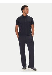 BOSS Polo Mirror QZ 50548653 Granatowy Relaxed Fit. Typ kołnierza: polo. Kolor: niebieski. Materiał: bawełna #3