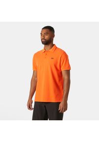 Polo Helly Hansen Transat. Typ kołnierza: polo. Kolor: pomarańczowy. Styl: elegancki