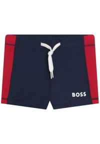 BOSS - Boss Kąpielówki J04476 M Granatowy. Kolor: niebieski. Materiał: syntetyk