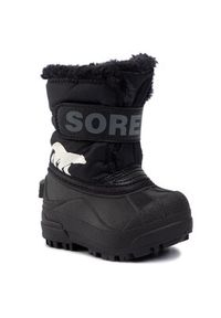 sorel - Sorel Śniegowce Toddler Snow Commander NV1960 Czarny. Kolor: czarny. Materiał: materiał