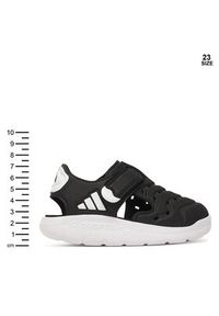 Adidas - adidas Sandały Water Sandal 2 JP6998 Czarny. Kolor: czarny. Materiał: syntetyk #8