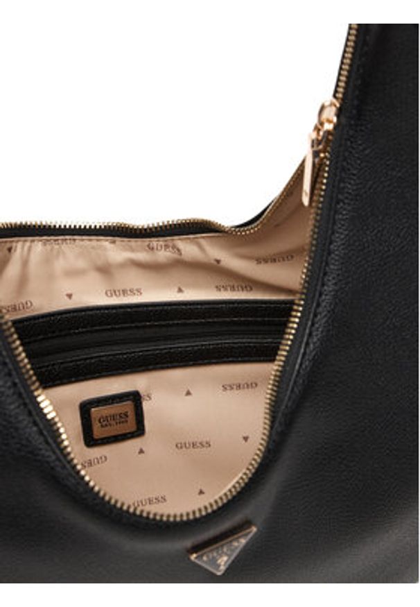 Guess Torebka Evie HWBG96 64020 Czarny. Kolor: czarny. Materiał: skórzane