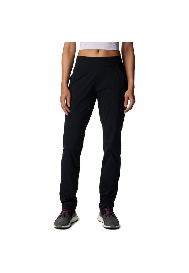 columbia - Damskie spodnie turystyczne Columbia Anytime Casual Pull On. Kolor: czarny. Materiał: elastan, nylon. Sezon: lato. Sport: turystyka piesza