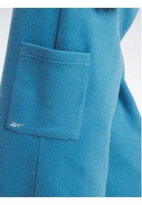 Reebok Spodnie dresowe Reebok Classics Reverse Fleece Wide Leg Joggers HS0385 Niebieski. Kolor: niebieski. Materiał: bawełna, dresówka #8