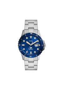 Fossil Zegarek Blue FS5949 Srebrny. Kolor: srebrny