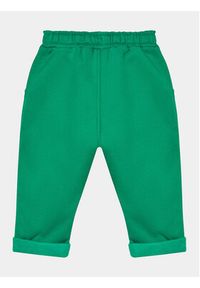 United Colors of Benetton - United Colors Of Benetton Spodnie dresowe 3V0KGF031 Zielony Regular Fit. Kolor: zielony. Materiał: bawełna, dresówka, syntetyk