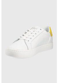 Calvin Klein Jeans buty YW0YW00497.0K7 kolor biały. Nosek buta: okrągły. Zapięcie: sznurówki. Kolor: biały. Materiał: guma #3