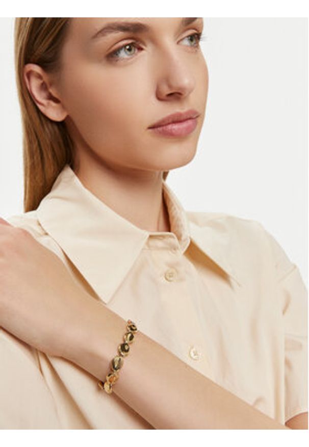 Skagen Bransoletka SKJ1769710 Złoty. Materiał: metalowe. Kolor: złoty