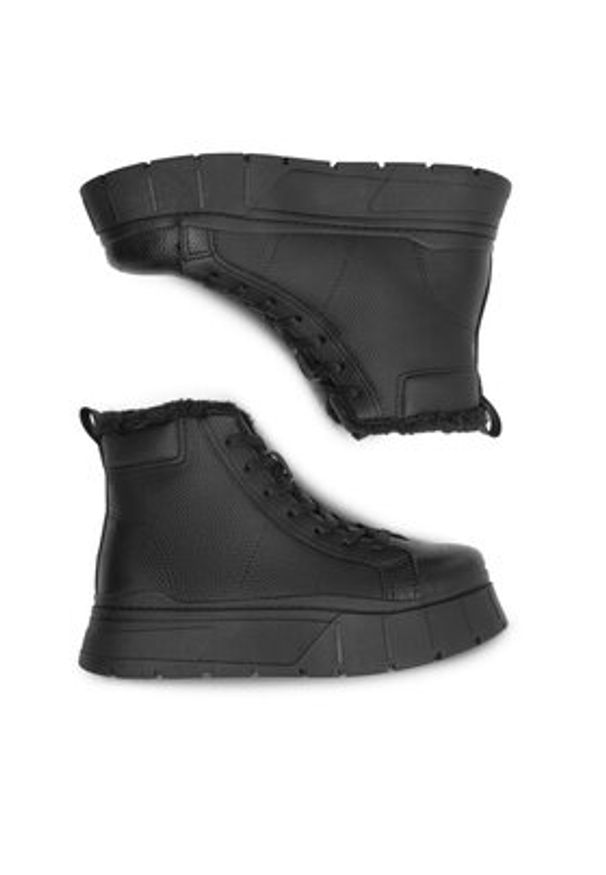 DeeZee Trzewiki CHARLIZE HY60080-5 Czarny. Kolor: czarny. Materiał: syntetyk