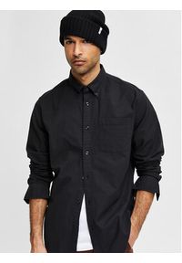 Selected Homme Koszula Rick 16077359 Czarny Regular Fit. Kolor: czarny. Materiał: bawełna