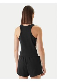 Calvin Klein Swimwear Top LV00Q61152 Czarny Slim Fit. Kolor: czarny. Materiał: bawełna #5