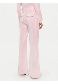 Juicy Couture Spodnie dresowe Caisa JCSEBJ008 Różowy Slim Fit. Kolor: różowy. Materiał: bawełna