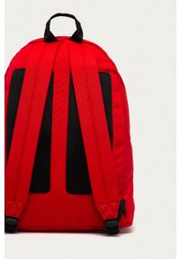 Lacoste Plecak męski kolor czerwony duży gładki. Kolor: czerwony. Wzór: gładki
