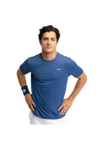 SIROKO - Męska techniczna koszulka tenisowa z krótkim rękawem sport.tennis Siroko Lob. Kolor: niebieski. Materiał: tkanina. Długość rękawa: krótki rękaw. Długość: krótkie. Sport: tenis #1