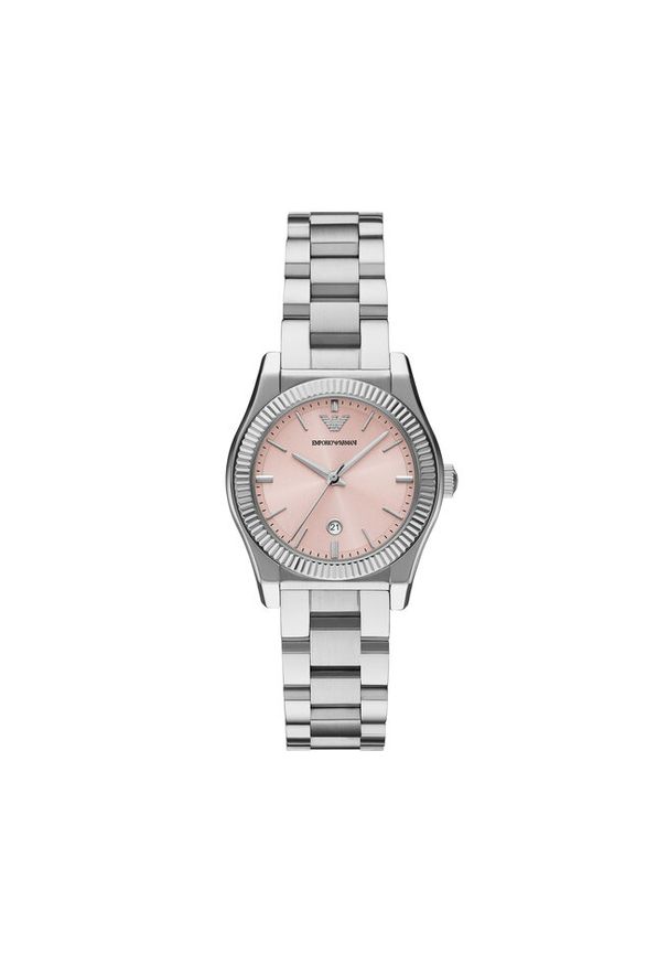 Zegarek Emporio Armani. Kolor: srebrny
