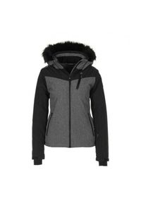 PEAK MOUNTAIN - Damska kurtka narciarska Peak Mountain Armate. Kolor: szary. Sezon: zima. Sport: narciarstwo #1