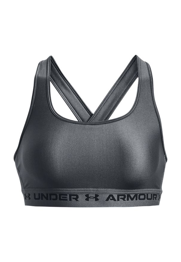 Stanik fitness cardio Under Armour Crossback Mid. Kolor: wielokolorowy, szary, fioletowy. Sport: fitness