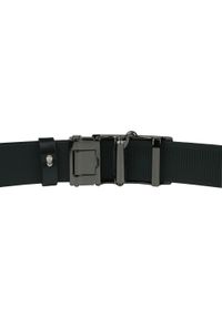 Alties - Pasek Męski z Automatyczną Klamrą - VICTORIO - Skórzany - Czarny. Kolor: czarny. Materiał: skóra. Styl: wizytowy #3