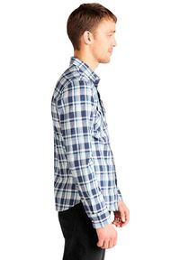 Lee - LEE CLEAN WESTERN SHIRT MĘSKA KOSZULA MATERIAŁOWA SLIM FIT NAVY L644DI35. Materiał: materiał #5