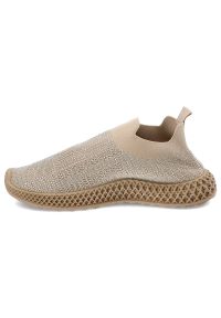 Beżowe Półbuty S.Barski Sportowe Modne Obuwie Damskie. Okazja: na spacer, na co dzień. Zapięcie: bez zapięcia. Kolor: beżowy. Materiał: dzianina, jeans, materiał. Szerokość cholewki: normalna. Styl: sportowy #2