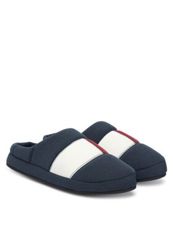 TOMMY HILFIGER - Tommy Hilfiger Kapcie Flag House FM0FM05613 Granatowy. Kolor: niebieski. Materiał: materiał
