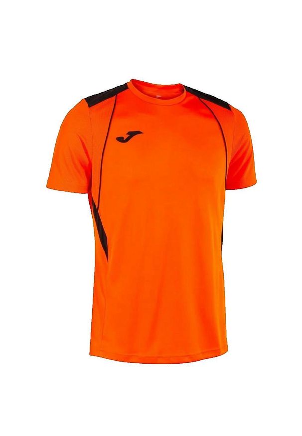 Koszulka treningowa męska Joma Championship Vii. Kolor: czarny, pomarańczowy, wielokolorowy. Materiał: poliester. Długość rękawa: krótki rękaw. Długość: krótkie. Sport: piłka nożna
