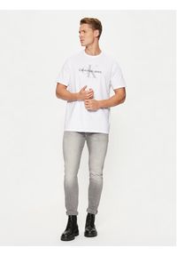 Calvin Klein Jeans Jeansy J30J326562 Biały Slim Fit. Kolor: biały