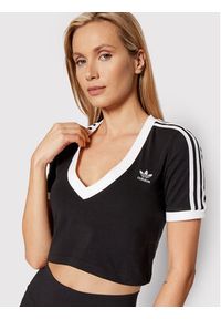 Adidas - adidas T-Shirt adicolor Classics HC2040 Czarny Slim Fit. Kolor: czarny. Materiał: bawełna