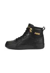 Buty do chodzenia Puma REBOUND RUGGED JR. Kolor: czarny. Materiał: materiał, syntetyk, guma. Sport: turystyka piesza