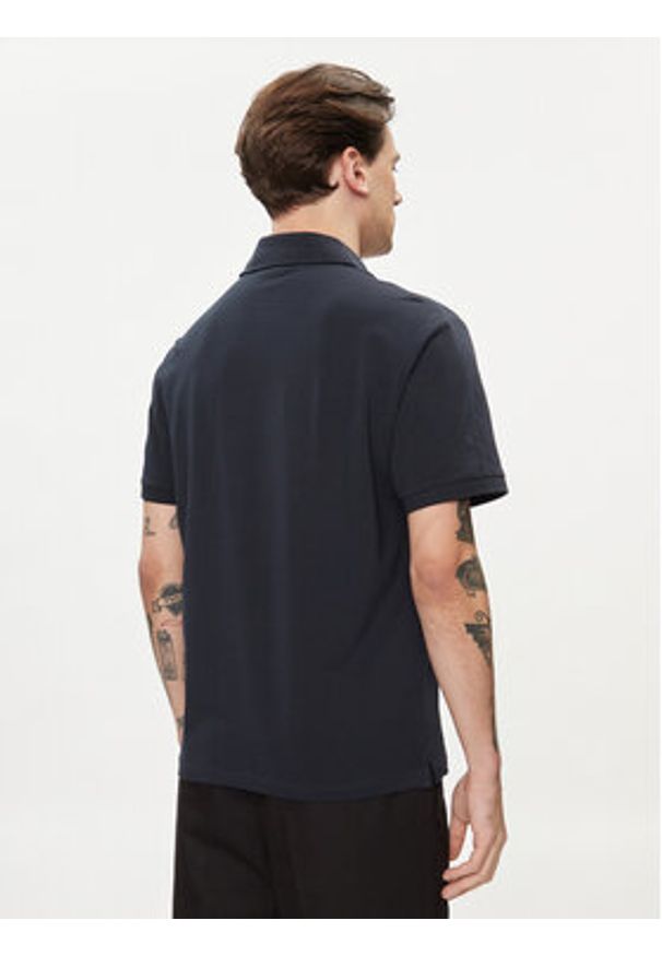 Pepe Jeans Polo Harper PM542157 Granatowy Regular Fit. Typ kołnierza: polo. Kolor: niebieski. Materiał: bawełna