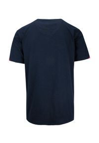MCL - T-Shirt Męski Granatowy z Nadrukiem, Napisy, Koszulka, Krótki Rękaw, U-neck. Okazja: na co dzień. Kolor: niebieski. Materiał: bawełna. Długość rękawa: krótki rękaw. Długość: krótkie. Wzór: nadruk. Sezon: wiosna, lato. Styl: casual #2