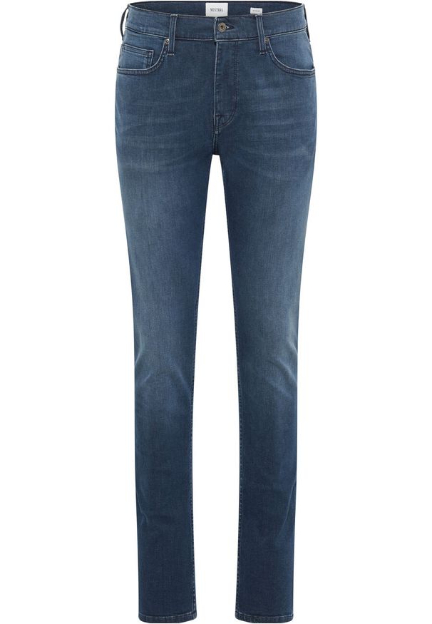 Mustang - MUSTANG Style Frisco Skinny MĘSKE SPODNIE JEANSOWE JEANSY DENIM BLUE 1013697 5000 883